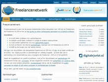 Tablet Screenshot of freelancenetwerk.nl